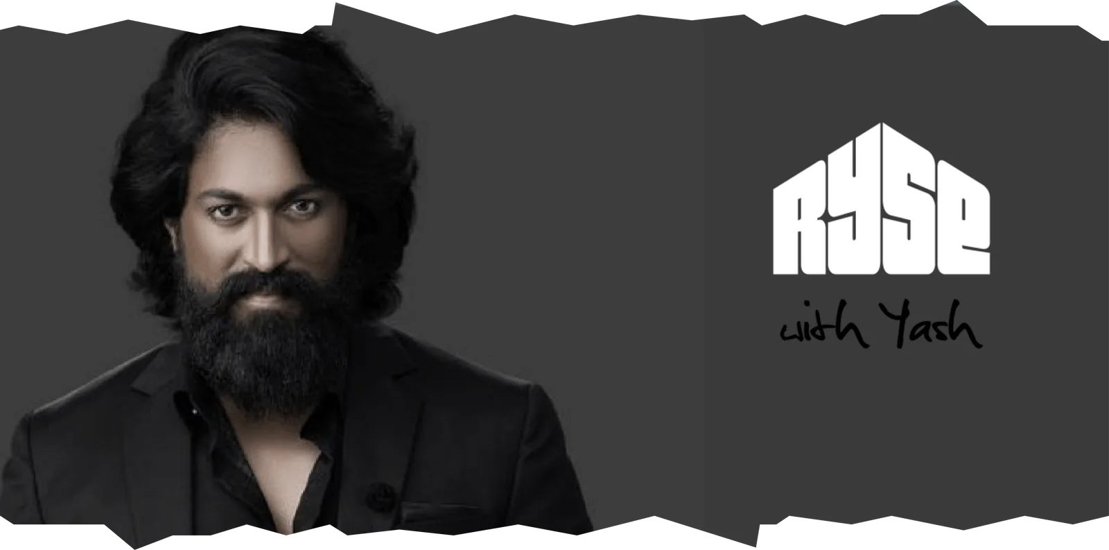 RYSE lifestyle grooming brand campaign visual with Yash
