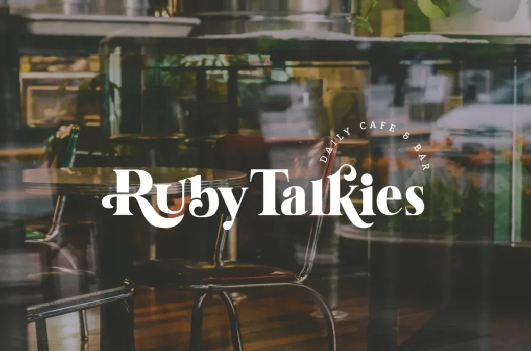 Branding and identity work: Ruby Talkies